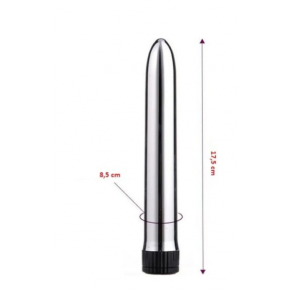 Siyah Ince Anal Titreşimli Pilli Anal Vibratör