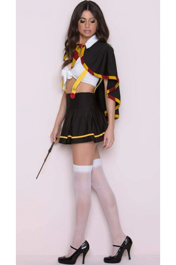 Serenk  Sexshop Siyah Beyaz Harry Potter Cadılar  Kostümü
