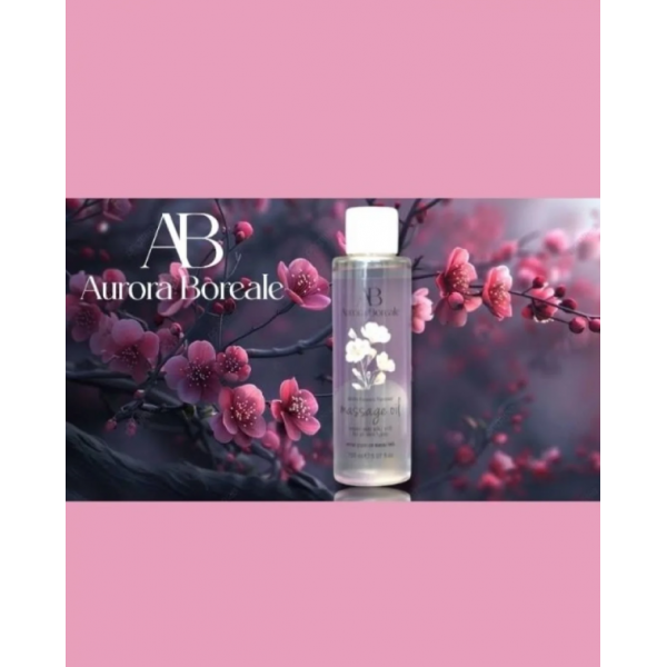 Aurora Boreale Beyaz Çiçek Aromalı Masaj Yağı 150 ML