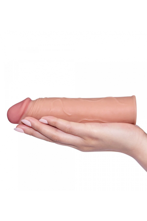 Tender Realistik Dokuda 2.5 Cm Uzatmalı Penis Kılıfı