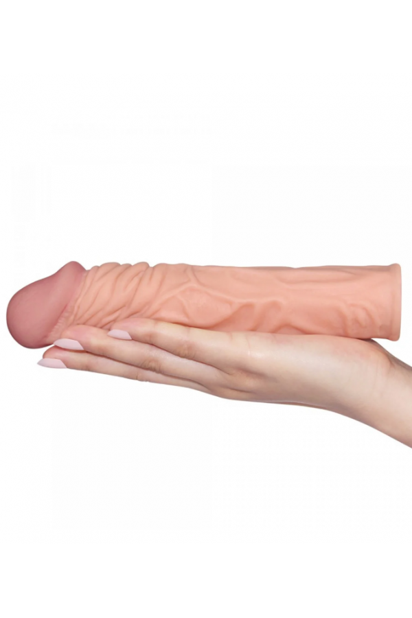 Tender Realistik Dokulu 5cm Uzatmalı Penis Kılıfı