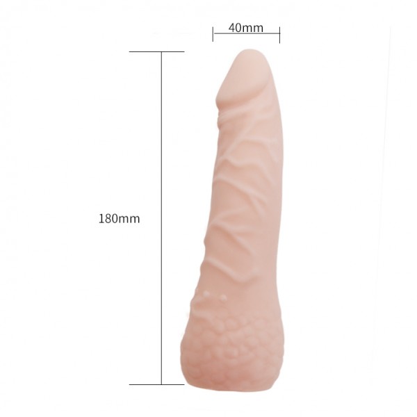 6cm Dolgulu Ekstra Uzun Penis Kılıfı