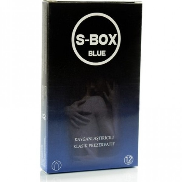S-BOX BLUE PREZERVATİF - KLASİK 12 Lİ