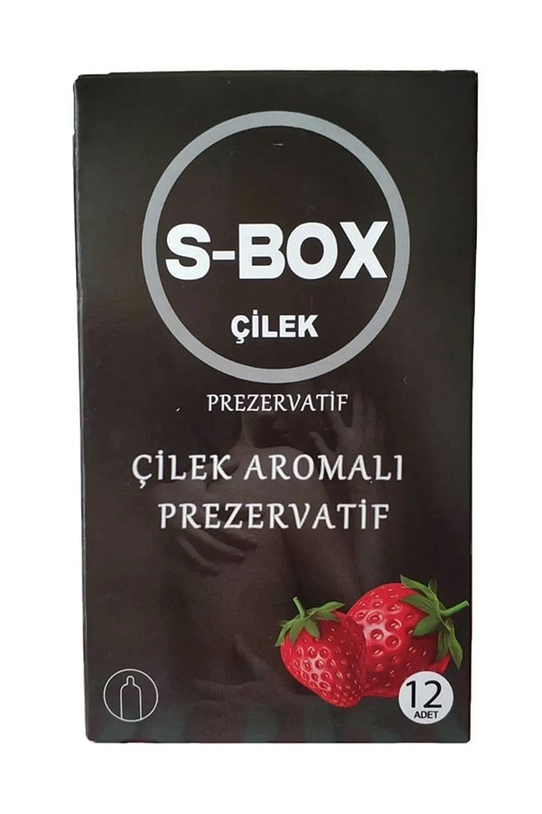 S-Box Çilek Aromalı Prezervatif 12'li