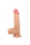Serenk Sexshop Kıkırdak Yapılı Çift Katmanlı Gerçekçi Dildo Penis 21,8 cm  