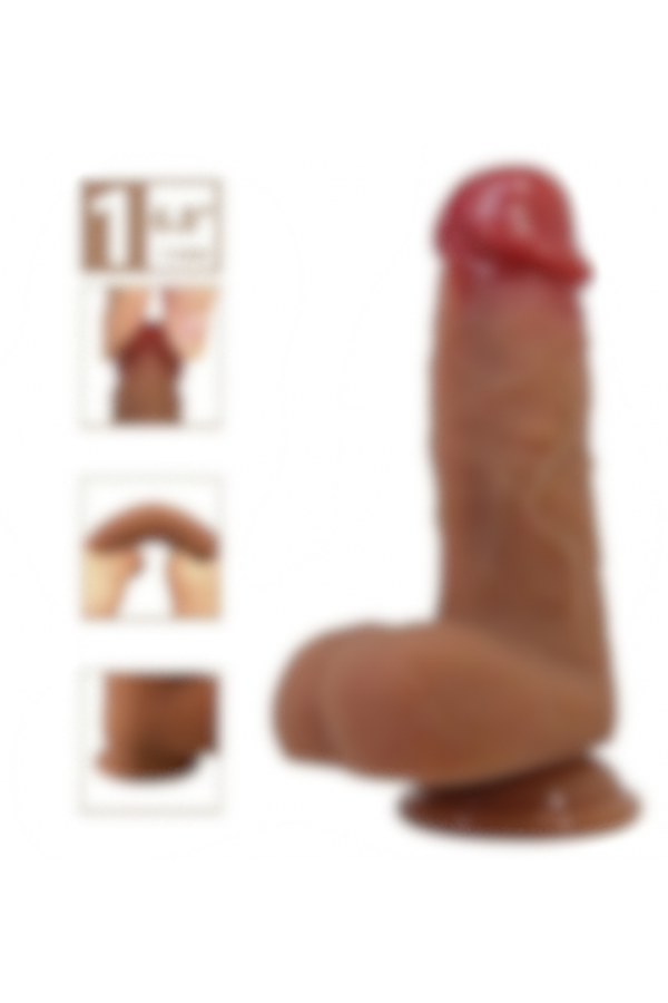 Serenk Sexshop Realistik Vantuzlu Dildo Penis 17,3 cm