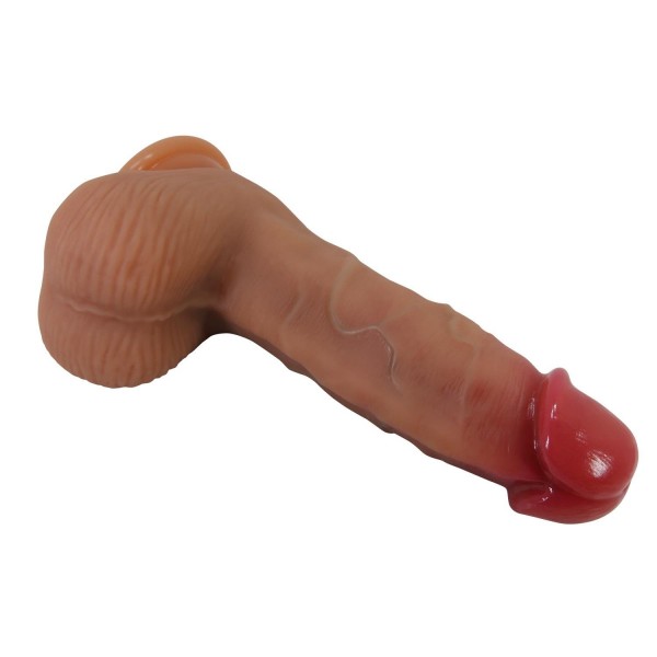 Serenk Sexshop Realistik Vantuzlu Dildo Penis 17,3 cm