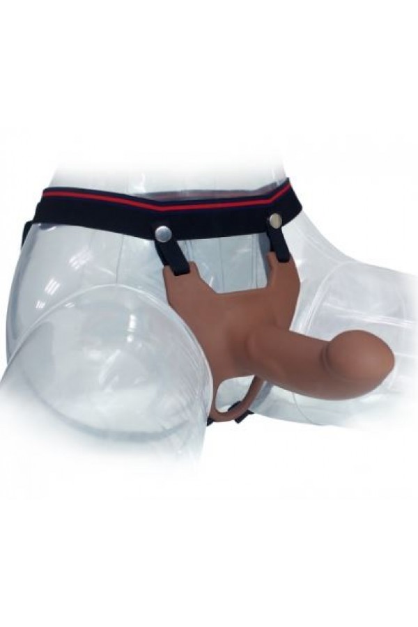 Gerçek Dokuda İçi Boş Belden Bağlamalı penis