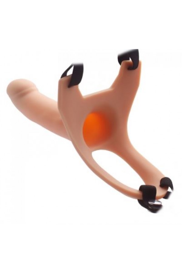 Gerçek Dokuda İçi Boş Belden Bağlamalı penis