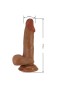 Serenk sexshop  Et Dokulu Gerçekçi Çift Katmanlı Silikon Melez Penis 19,4 cm