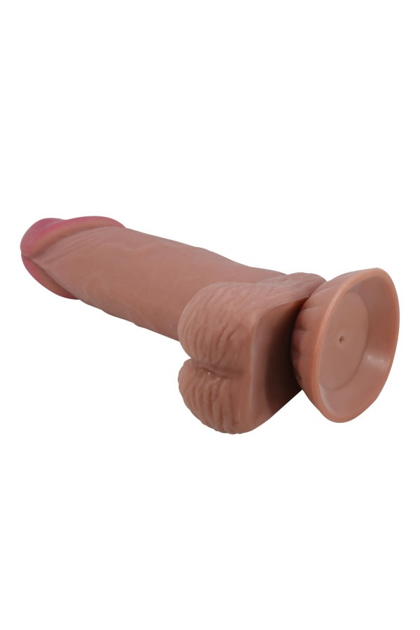 Serenk Sexshop Kıkırdak Yapılı Çift Katmanlı Gerçekçi Dildo Penis 19,4 cm