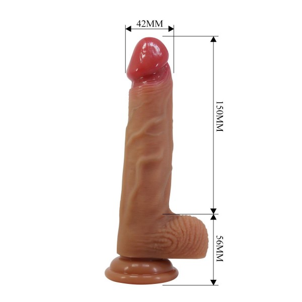 Serenk Sexshop Realistik Vantuzlu Dildo Penis 20,6 cm