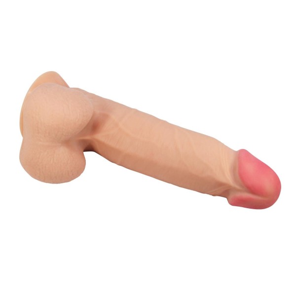 Serenk Sexshop Kıkırdak Yapılı Çift Katmanlı Gerçekçi Dildo Penis 21,8 cm  