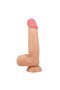 Serenk Sexshop Kıkırdak Yapılı Çift Katmanlı Gerçekçi Dildo Penis 21,8 cm  