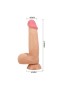 Serenk Sexshop Kıkırdak Yapılı Çift Katmanlı Gerçekçi Dildo Penis 21,8 cm  