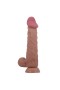 Serenk Sexshop Kıkırdak Yapılı Çift Katmanlı Melez Gerçekçi Dildo Penis 24 cm