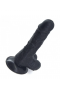 19 cm Süper Vakumlu Tabanlı Dildo Siyah