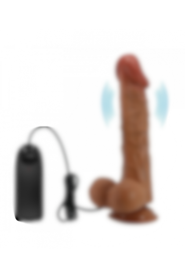Serenk Sexshop Titreşimli Vibratör Realistik Penis Dildo 24 cm