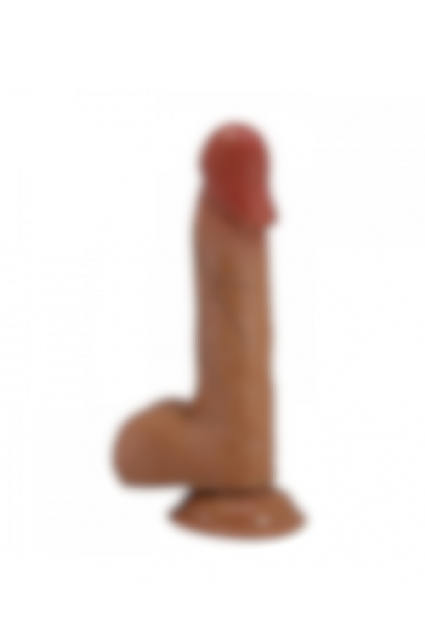 Serenk Sexshop Gerçek Realistik Vantuzlu Dildo Penis 20,6 cm