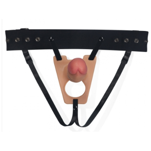 Lovetoy Rodeo 22 cm Gerçekçi Ten Dokusunda Yumuşak İçi Boş Kemerli Penis