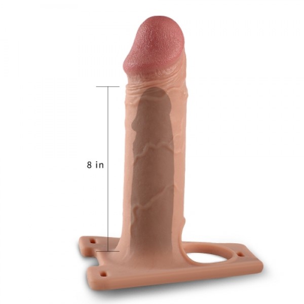 Lovetoy Rodeo 22 cm Gerçekçi Ten Dokusunda Yumuşak İçi Boş Kemerli Penis