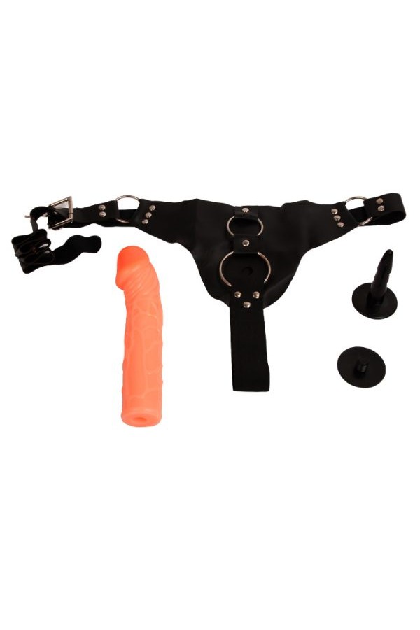 ULTRA  İçi Dolu Belden Bağlamalı  Realistik Dildo