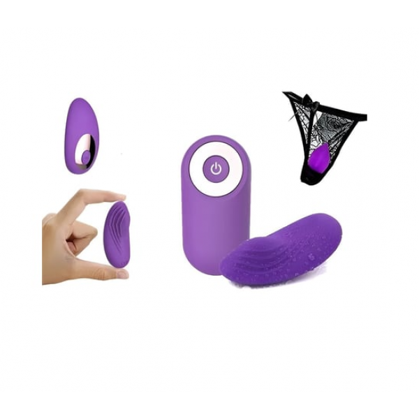 Kablosuz Kumandalı Usb Şarjlı 10 Titreşimli Giyilebilir Vajina Klitoris Uyarıcı Vibratör