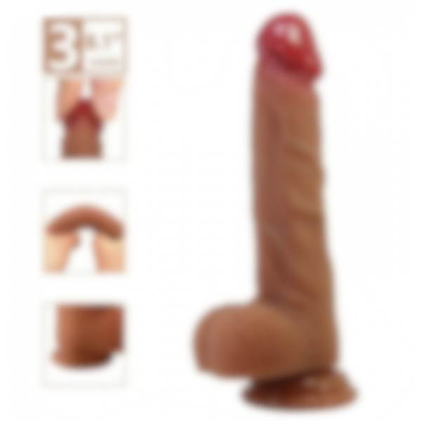 Serenk Sexshop Realistik Vantuzlu Dildo Penis 20,6 cm