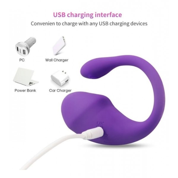  Mobil Uygulama Telefon Uyumlu Usb Şarjlı Giyilebilen Lüx Teknolojik Bluetooth Vibratör