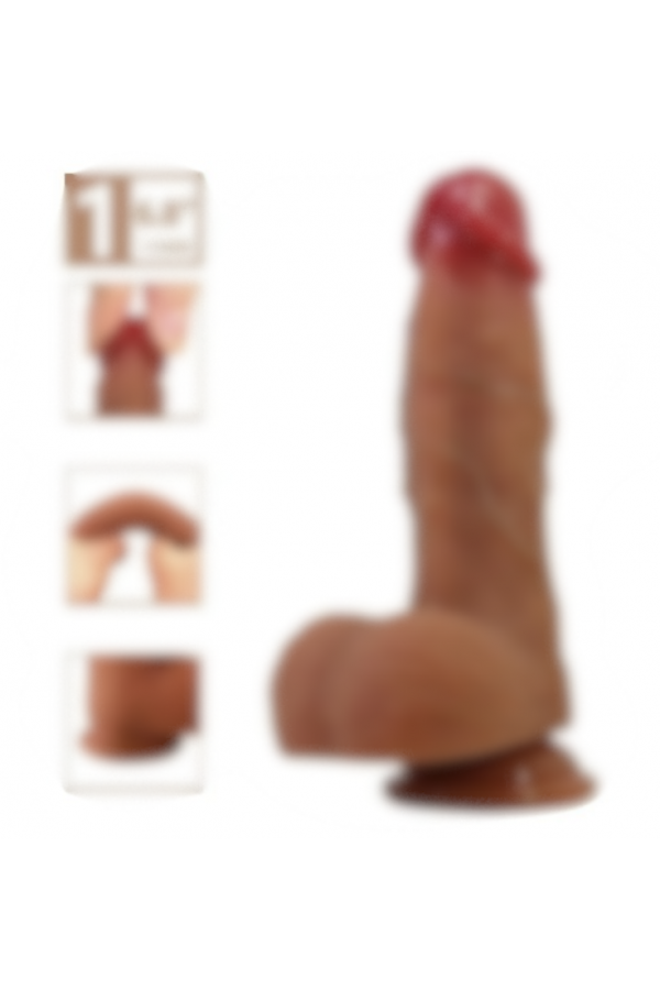 Serenk Sexshop Realistik Vantuzlu Dildo Penis 17,3 cm