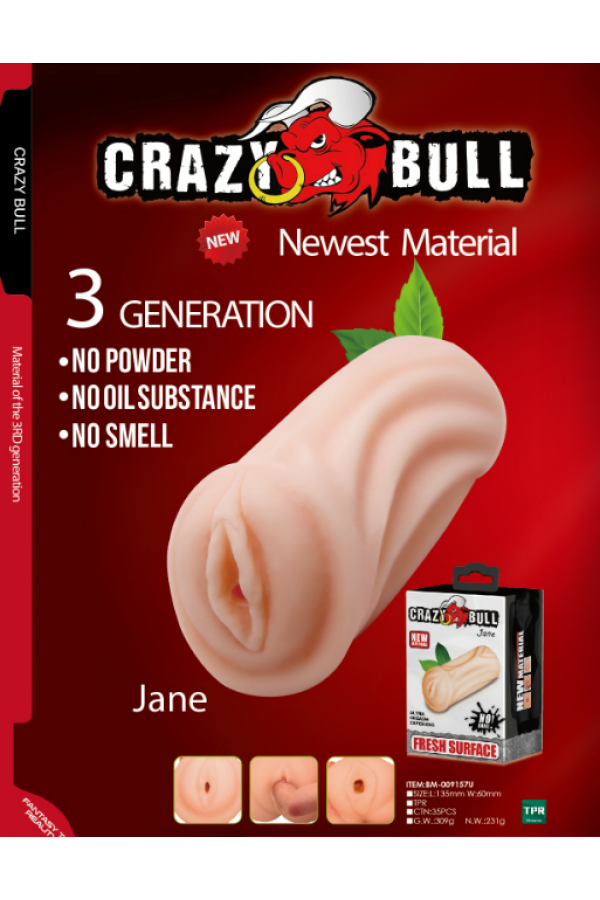 3 Boyutlu Suni Vajina Damarlı Titreşimli Mastürbatör 