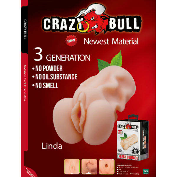 3 Boyutlu Suni Vajina Damarlı Titreşimli Mastürbatör 