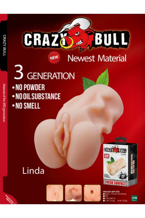 3 Boyutlu Suni Vajina Damarlı Titreşimli Mastürbatör 