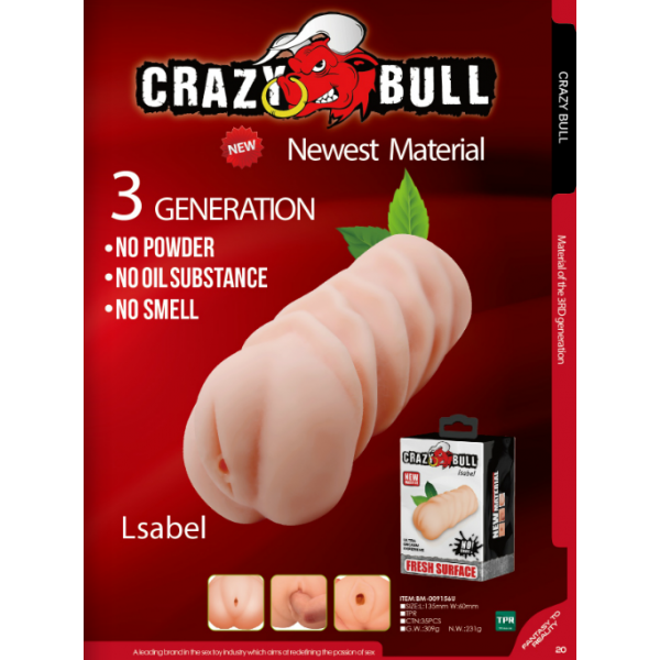 3 Boyutlu Suni Vajina Damarlı Titreşimli Mastürbatör 