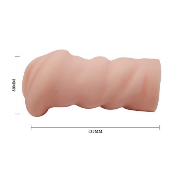 3 Boyutlu Suni Vajina Damarlı Titreşimli Mastürbatör 