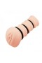 3 Yüzüklü 3D Cep Stroker Titreşimli Damarlı Mastürbatör