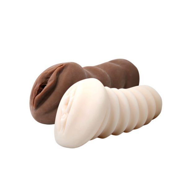 Siyah ve Ten rengi  Titreşim motorlu Damarlı  suni vajina