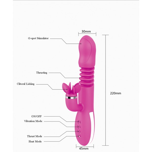 3'ü 1 arada Çok İşlevli Tavşan Vibratör