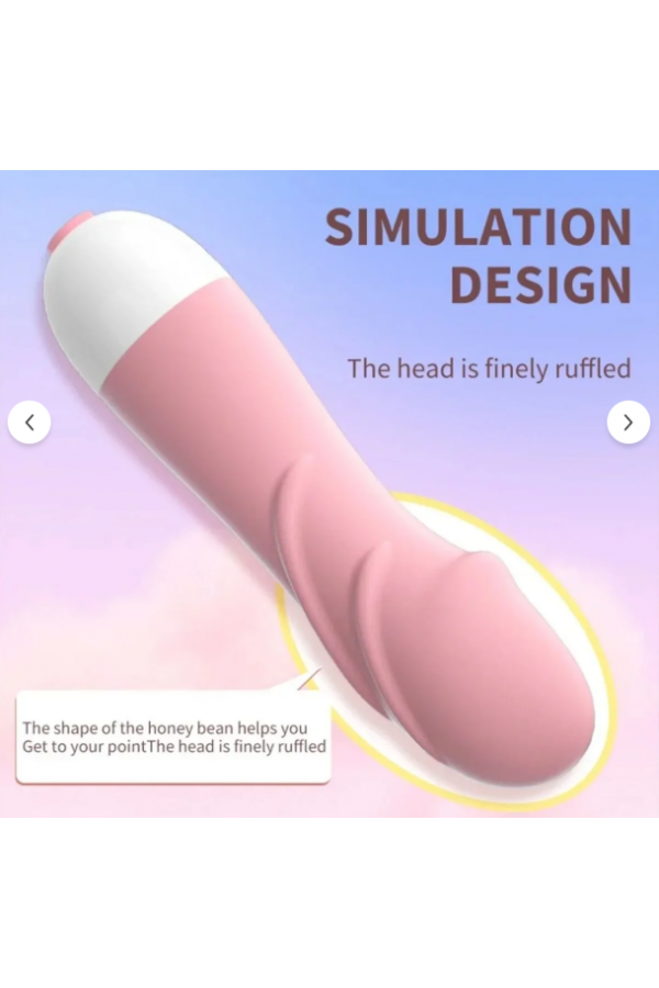 Pembe Mini Vibratör Anal Ve Vajina