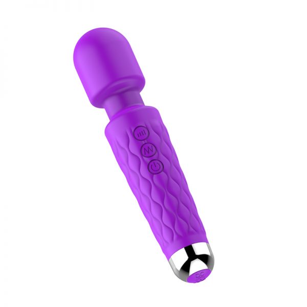 Silikon Güçlü Titreşime Sahip Masaj ve Orgazm Mor Vibratörü