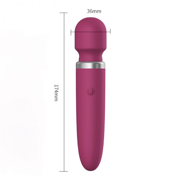 Lüks Değnek Şarjlı Su Geçirmez Masaj Vibratörü